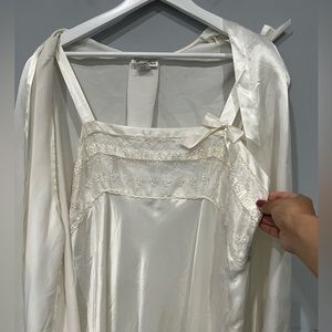 Vintage Miss Dior nightgown with robe set